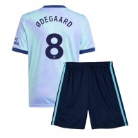 Camiseta Arsenal Martin Odegaard #8 Tercera Equipación para niños 2024-25 manga corta (+ pantalones cortos)